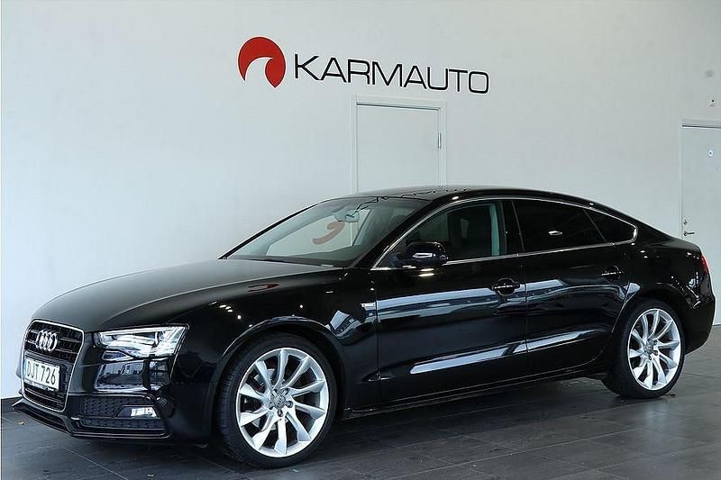 Svart Begagnad 2015 Audi A5 Sportback S-Line Halvkombi | 179 800 kr (Marknadspris) - Bild 1/4