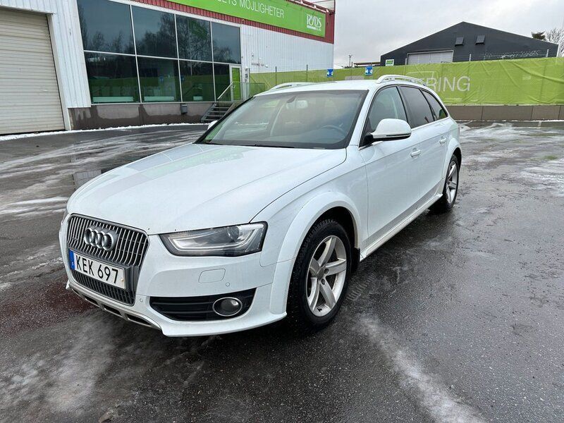 Vit Begagnad 2015 Audi A4 Allroad Sport Kombi | 144 900 kr (Marknadspris) - Bild 1/4