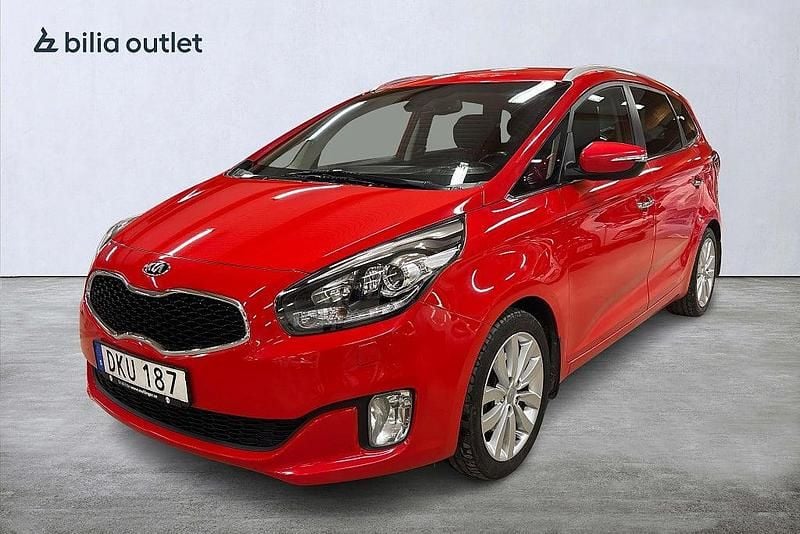 Röd Begagnad 2014 Kia Carens Minibuss | 99 900 kr (Marknadspris) - Bild 1/3