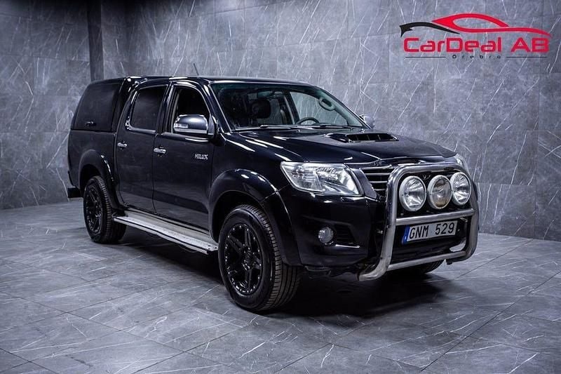 Begagnad Toyota HiLux 171 HK (125 kW) 2012 Svart Pickup