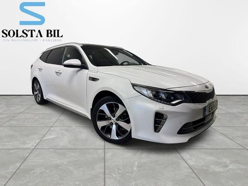 Vit Begagnad 2016 Kia Optima GT-Line Kombi | 129 900 kr (Marknadspris) - Bild 1/4