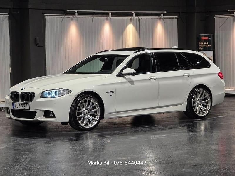 Begagnad BMW 535 M Sport 313 HK (230 kW) 2015 Vit Kombi