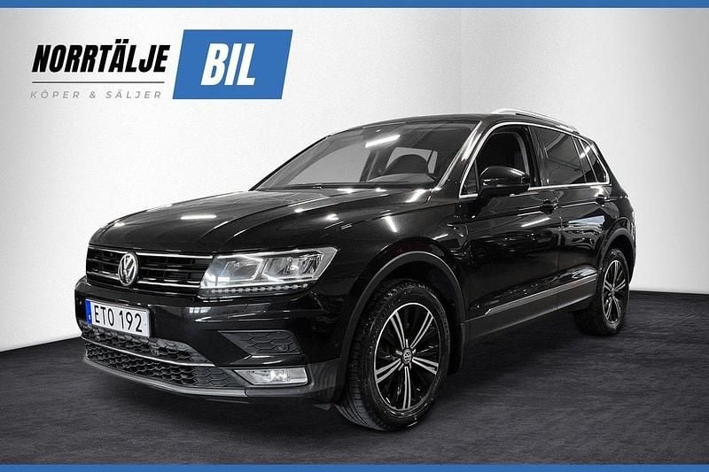Svart Begagnad 2016 VW Tiguan GT SUV | 189 900 kr (Marknadspris) - Bild 1/4