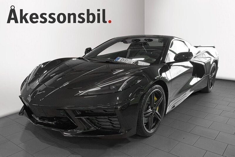 Svart Ny 2024 Chevrolet Corvette Cab | 1 579 000 kr - Bild 1/4