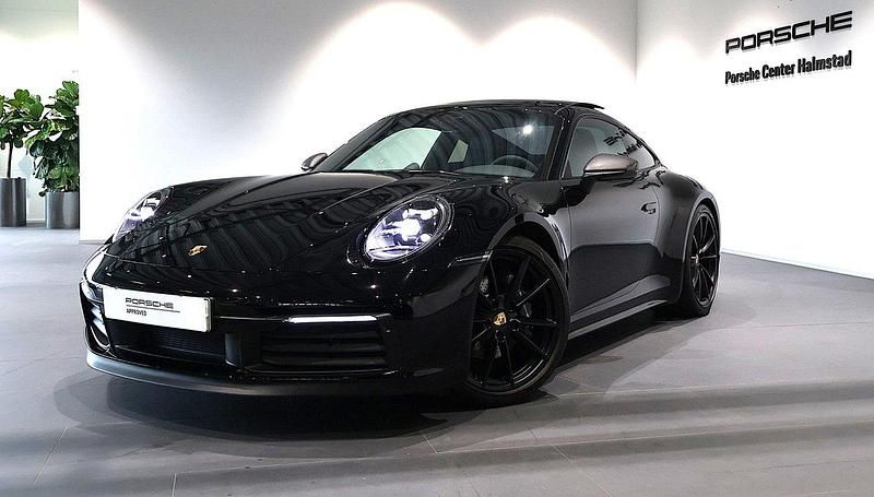 Svart (black) Begagnad 2023 Porsche 911 Carrera T Sportkupé | 1 395 000 kr - Bild 1/4