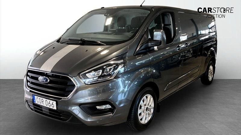 Grå (grey) Begagnad 2018 Ford Transit Custom Van | 149 875 kr (Superpris) - Bild 1/4