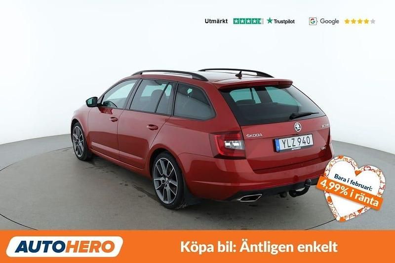 Begagnad Skoda Octavia RS 186 HK (136 kW) 2017 Röd Kombi