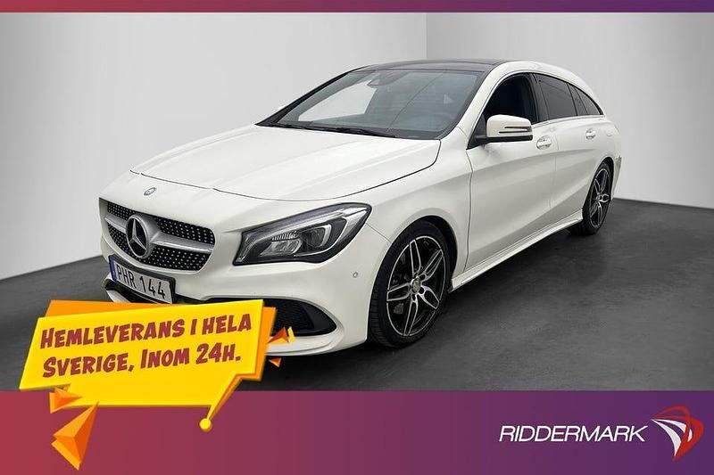 Vit Begagnad 2017 Mercedes CLA220 AMG Sedan | 188 900 kr (Marknadspris) - Bild 1/3