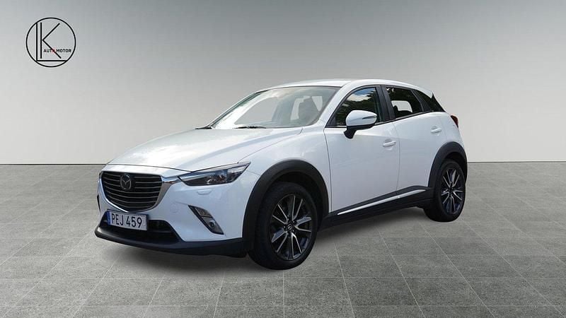 Vit Begagnad 2016 Mazda CX-3 SUV | 159 900 kr (Marknadspris) - Bild 1/4
