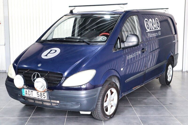 Lila Begagnad 2007 Mercedes Vito Minibuss | 54 000 kr (Marknadspris) - Bild 1/4