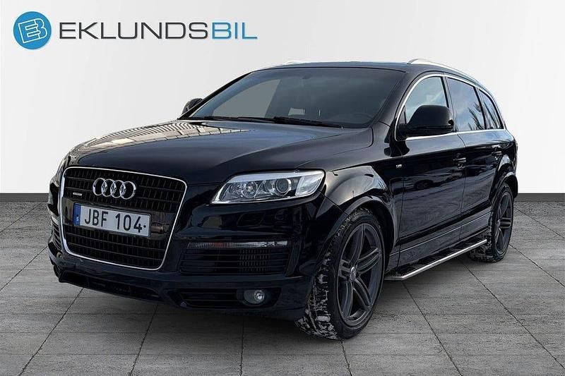 Svart Begagnad 2008 Audi Q7 S-Line SUV | 99 900 kr (Marknadspris) - Bild 1/4