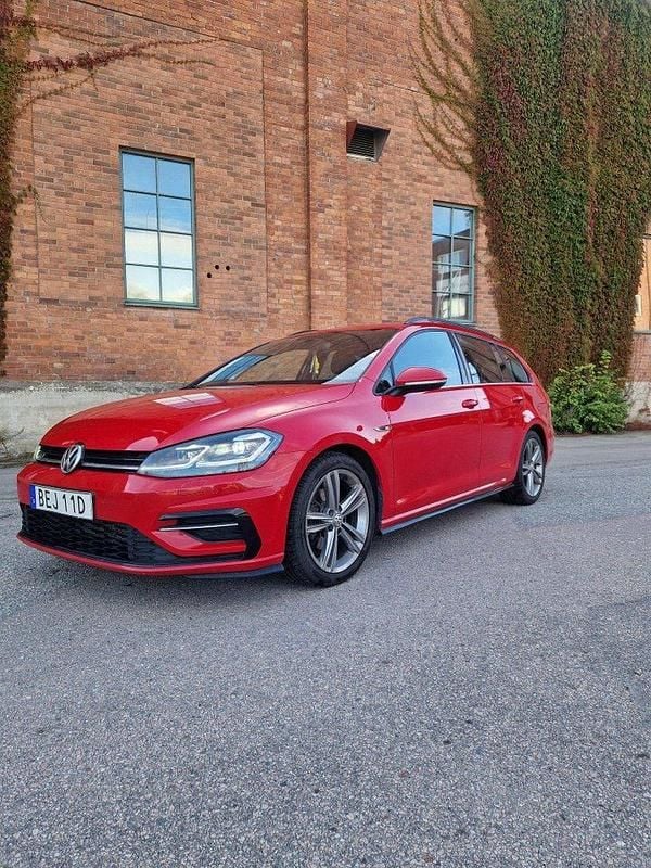 Röd Begagnad 2019 VW Golf VII GT Kombi | 135 000 kr (Marknadspris) - Bild 1/4
