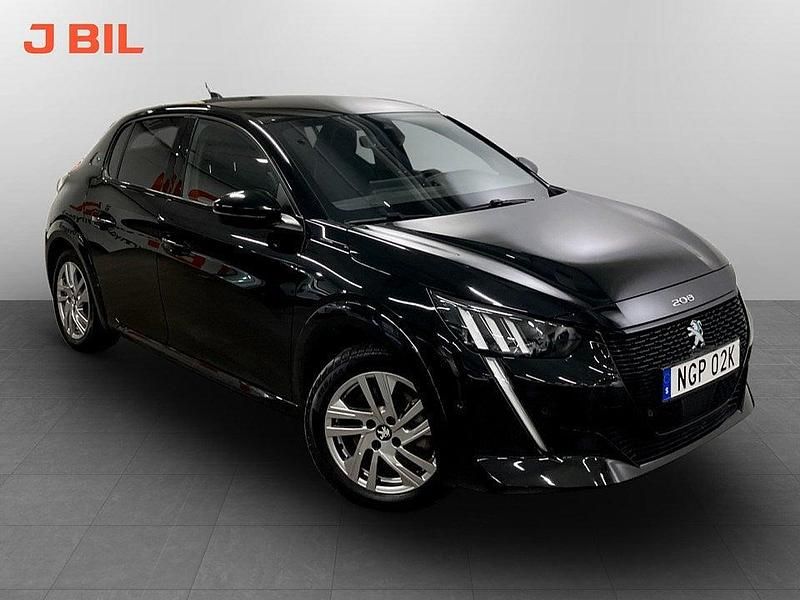 Svart Begagnad 2021 Peugeot e-208 GTi Halvkombi | 209 900 kr (Marknadspris) - Bild 1/4