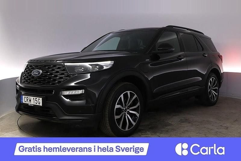 Svart Begagnad 2021 Ford Explorer ST-Line SUV | 467 990 kr (Bra pris) - Bild 1/4