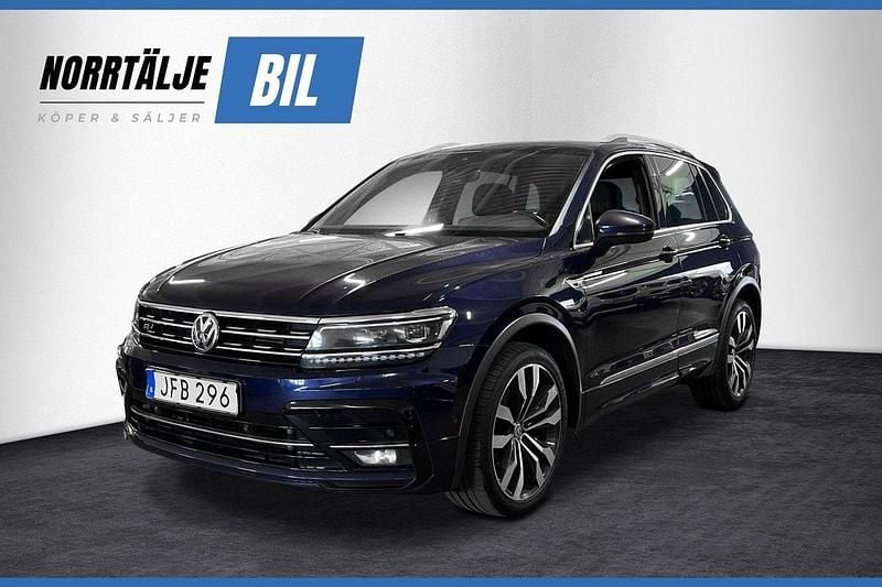 Mörkblå Begagnad 2018 VW Tiguan GT SUV | 249 900 kr (Dyr) - Bild 1/4