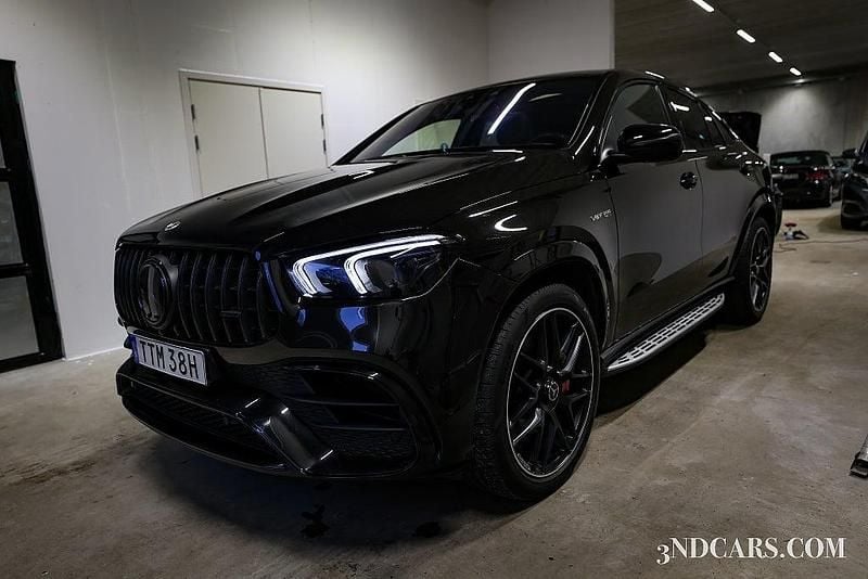 Svart Begagnad 2021 Mercedes GLE63 AMG AMG Sportkupé | 1 099 000 kr (Bra pris) - Bild 1/4
