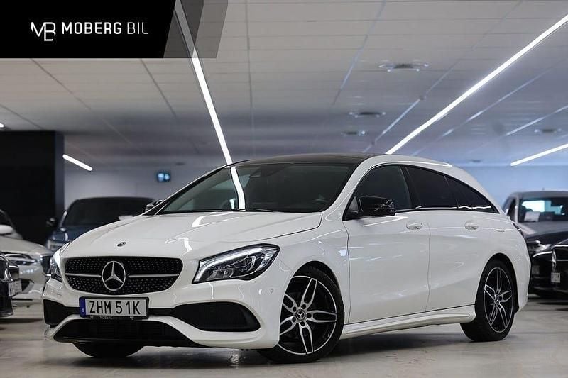 Begagnad Mercedes CLA180 Shooting Brake AMG 122 HK (89 kW) 2019 Vit Kombi