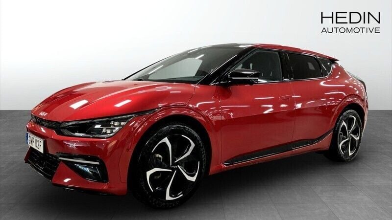 Röd (red) Begagnad 2022 Kia EV6 2 SUV | 439 900 kr (Bra pris) - Bild 1/4