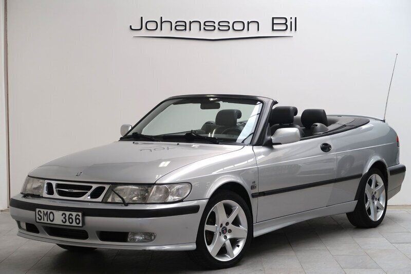 Ljusgrå Begagnad 2001 Saab 9-3 Cabriolet Cab | 94 900 kr (Lite dyr) - Bild 1/4