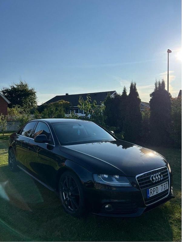 Svart Begagnad 2008 Audi A4 Sedan | 62 000 kr (Bra pris) - Bild 1/4