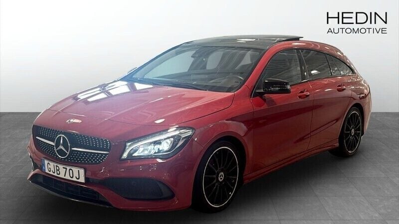Röd (red) Begagnad 2019 Mercedes CLA180 AMG Sedan | 219 900 kr (Bra pris) - Bild 1/4