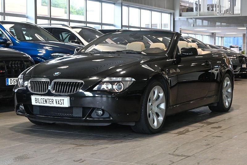 Svart Begagnad 2007 BMW 650 Cabriolet Cab | 249 000 kr - Bild 1/4