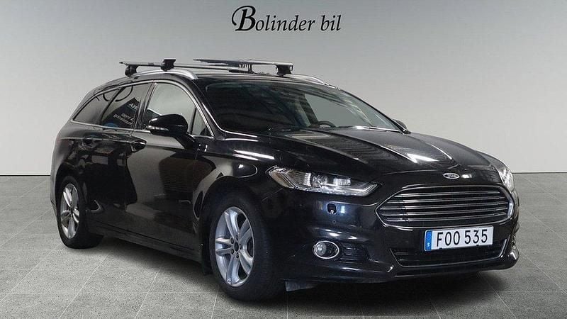 Svart Begagnad 2015 Ford Mondeo Titanium Kombi | 108 900 kr (Bra pris) - Bild 1/4