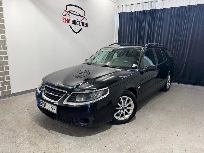Svart Begagnad 2007 Saab 9-5 Linear Kombi | 29 900 kr (Lite dyr) - Bild 1/4
