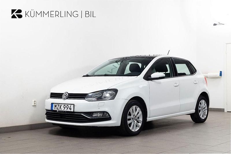 Vit Begagnad 2016 VW Polo Halvkombi | 134 900 kr (Marknadspris) - Bild 1/4