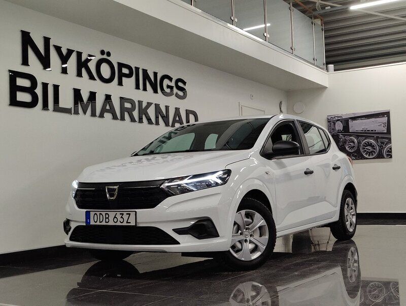 Vit Begagnad 2022 Dacia Sandero Halvkombi | 149 900 kr (Lite dyr) - Bild 1/4