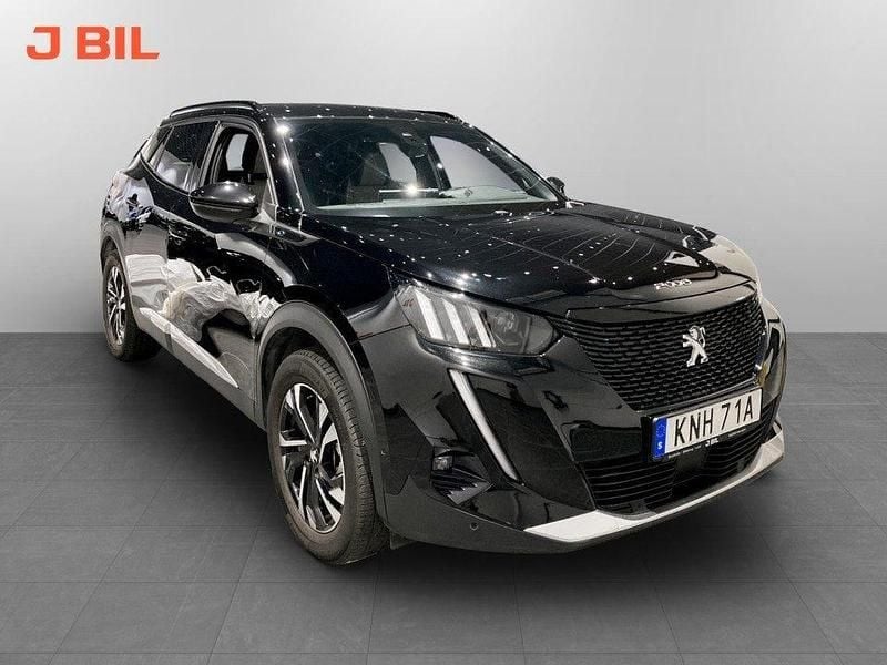 Begagnad Peugeot e-2008 GT 100 kW (136 HK) 2021 Svart SUV