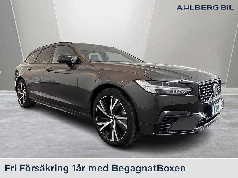 Grå Begagnad 2022 Volvo V90 R-Design Kombi | 499 500 kr (Marknadspris) - Bild 1/2
