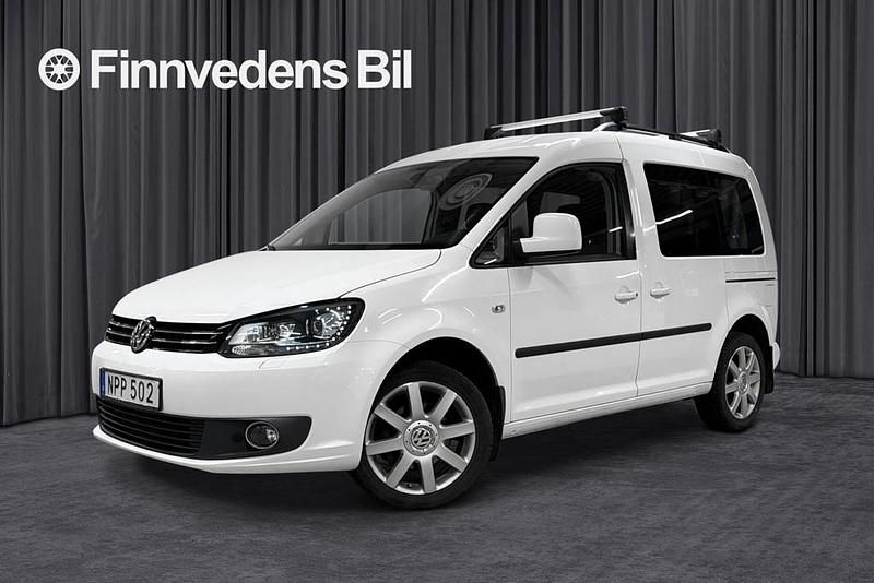Begagnad VW Caddy 103 HK (75 kW) 2015 Vit Minibuss