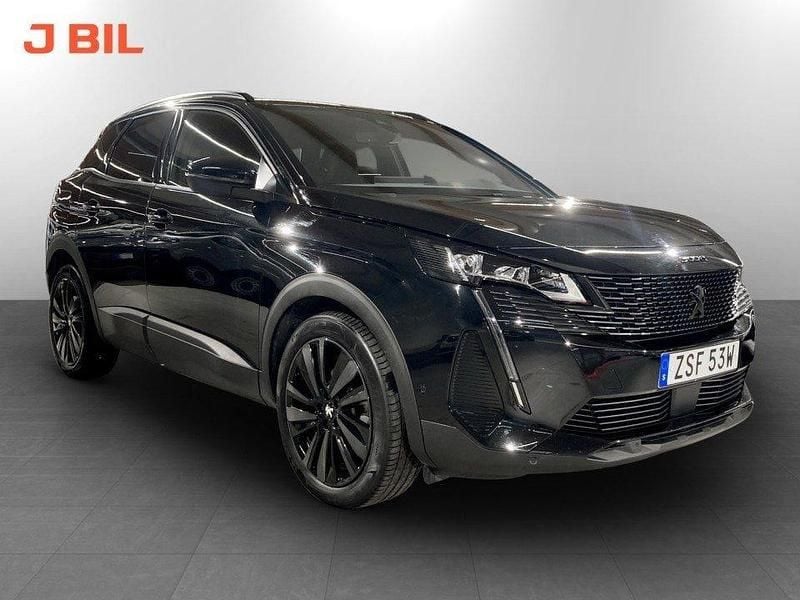 Svart Begagnad 2024 Peugeot 3008 GT SUV | 239 900 kr (Bra pris) - Bild 1/3