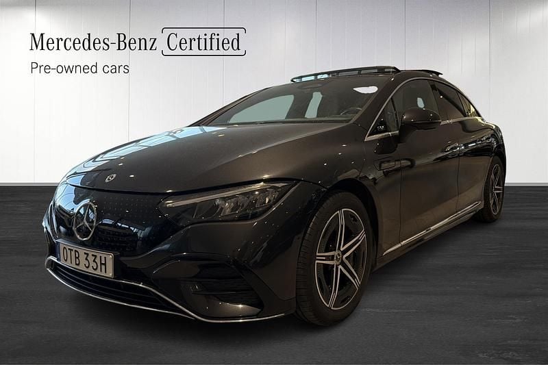 Grå Begagnad 2023 Mercedes EQE300 AMG Sedan | 509 900 kr - Bild 1/4