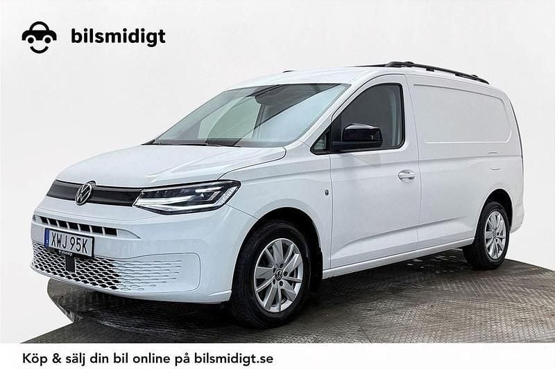 Vit Begagnad 2023 VW Caddy Maxi Minibuss | 308 900 kr (Bra pris) - Bild 1/3