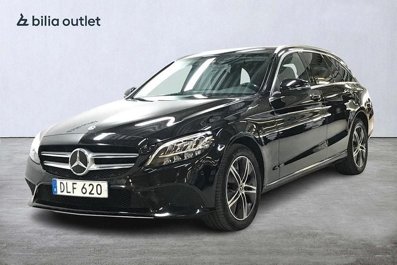 Svart Begagnad 2018 Mercedes C220 Avantgarde Kombi | 209 900 kr (Bra pris) - Bild 1/3