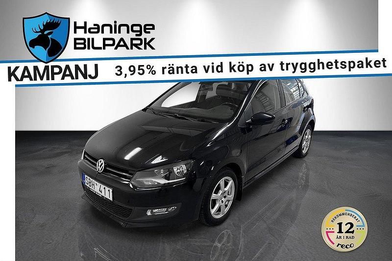Svart Begagnad 2012 VW Polo Halvkombi | 49 900 kr (Marknadspris) - Bild 1/4