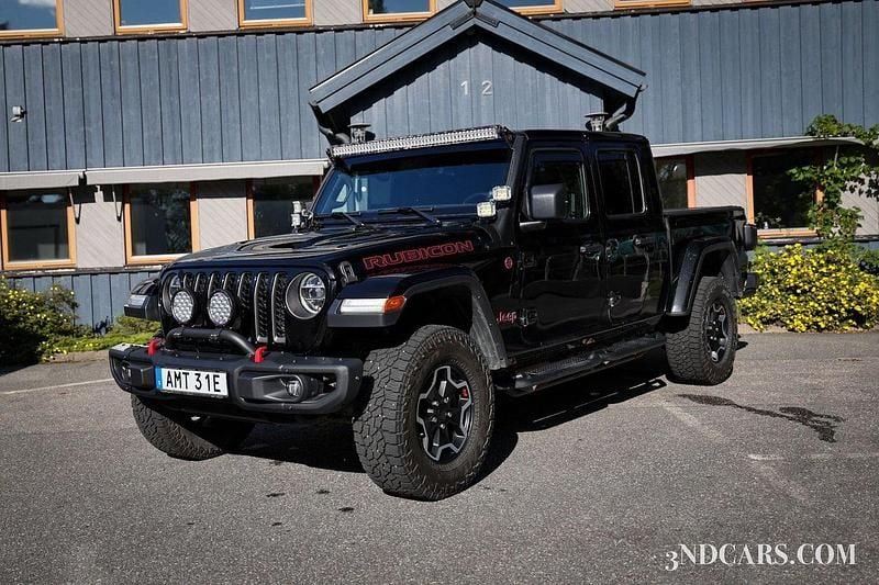 Svart Begagnad 2020 Jeep Gladiator Rubicon SUV | 699 900 kr - Bild 1/4