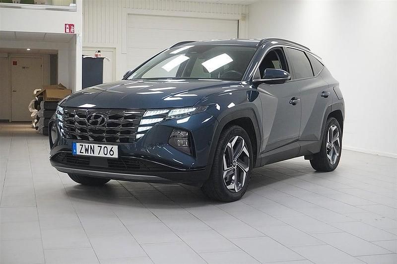 Blå Begagnad 2022 Hyundai Tucson Advanced SUV | 314 800 kr (Marknadspris) - Bild 1/4