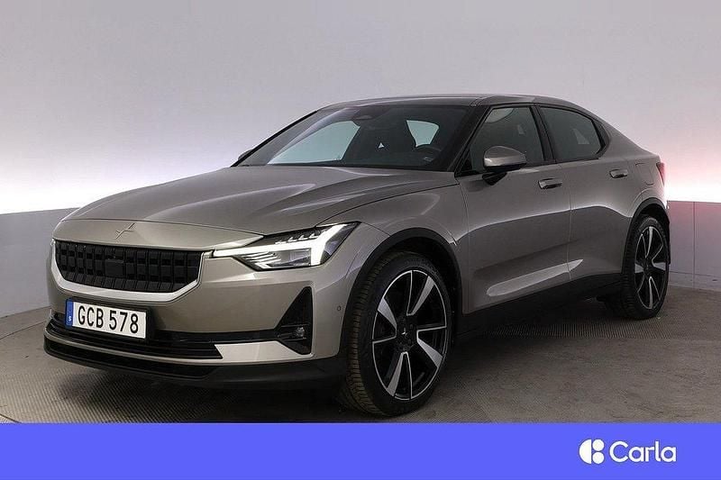 Grå Begagnad 2021 Polestar 2 Pilot Halvkombi | 356 900 kr (Lite dyr) - Bild 1/4