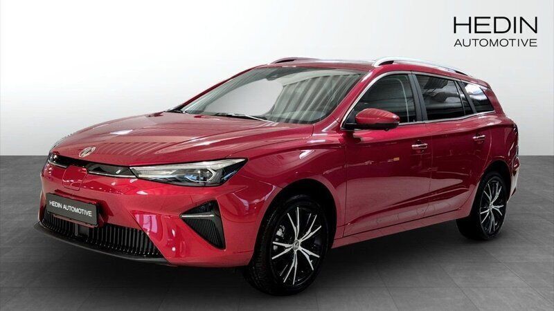 Röd (red) Begagnad 2023 MG MG5 EV Luxury Kombi | 374 988 kr - Bild 1/4