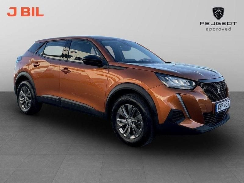 Orange Begagnad 2022 Peugeot 2008 Active SUV | 179 900 kr (Marknadspris) - Bild 1/4