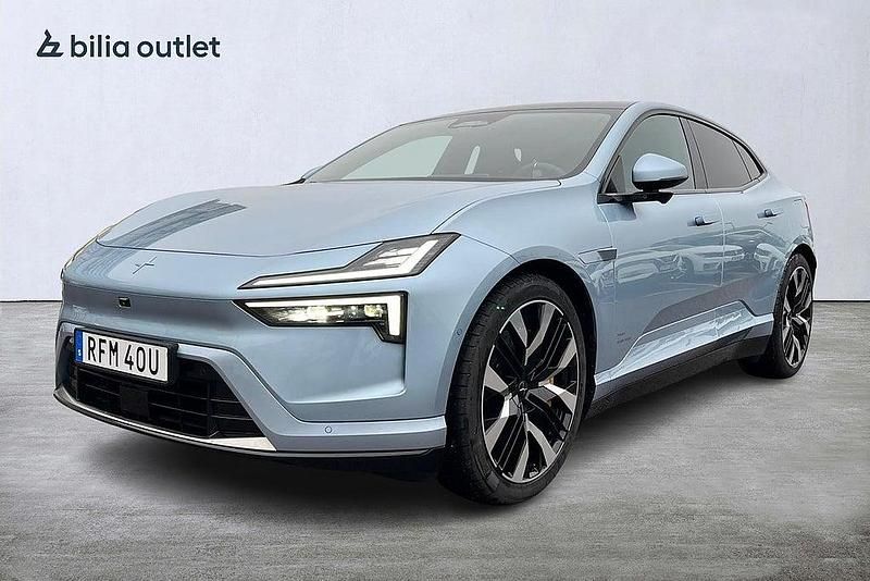 Ljusblå Begagnad 2024 Polestar 4 Performance SUV | 699 900 kr (Lite dyr) - Bild 1/3