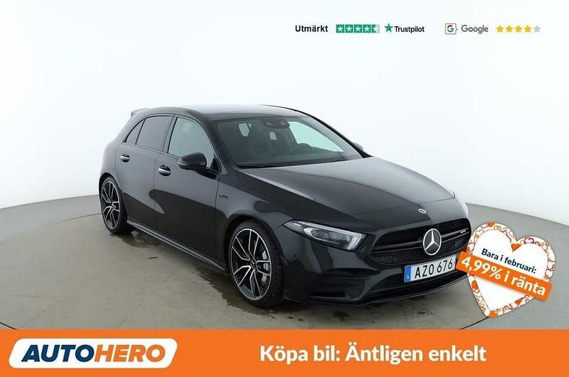 Begagnad Mercedes A35 AMG AMG 310 HK (228 kW) 2022 Svart Sedan
