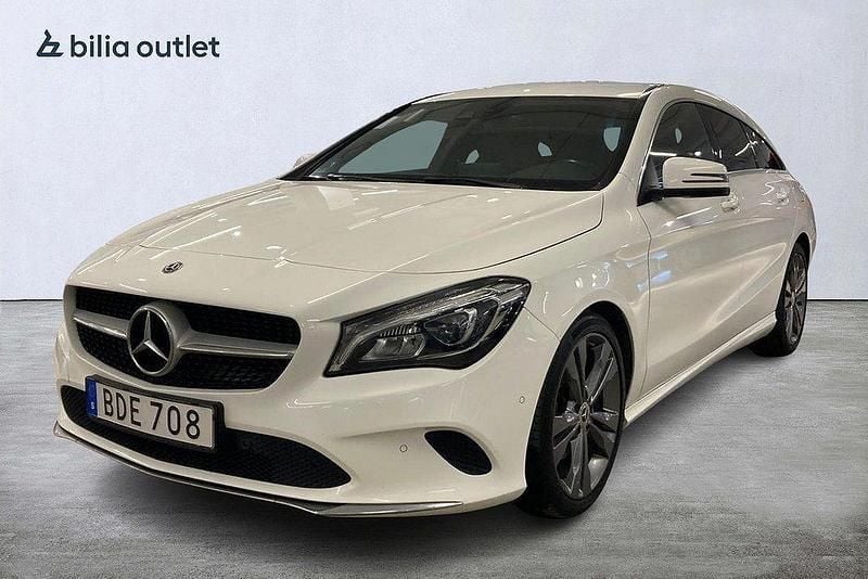Vit Begagnad 2018 Mercedes CLA180 Shooting Brake Kombi | 134 000 kr - Bild 1/4