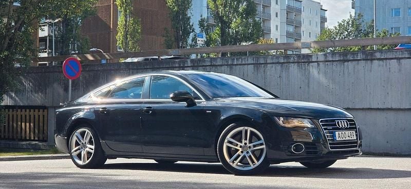 Svart Begagnad 2013 Audi A7 S-Line Halvkombi | 199 700 kr - Bild 1/4