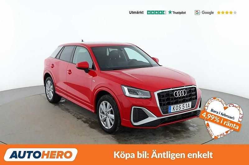 Begagnad Audi Q2 S-Line 151 HK (111 kW) 2021 Röd SUV