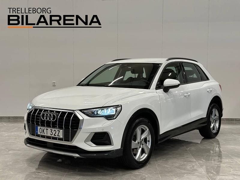 Vit Begagnad 2021 Audi Q3 Proline SUV | 259 900 kr (Marknadspris) - Bild 1/4