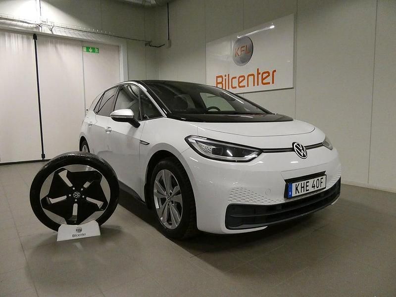 Vit Begagnad 2020 VW ID.3 Edition Halvkombi | 249 900 kr (Dyr) - Bild 1/3